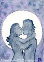 Kiss in the moonlight